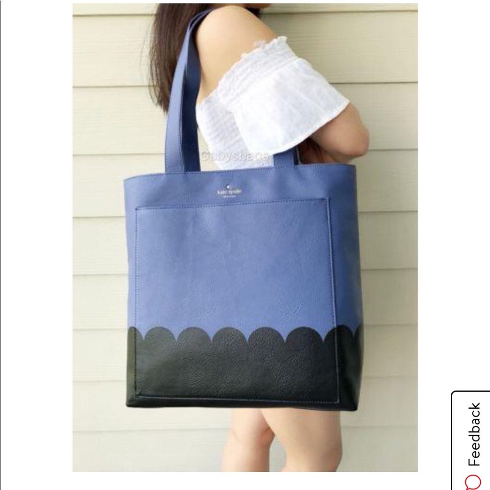 Kate Spade Lita Street Pastel Purple Tote Purse